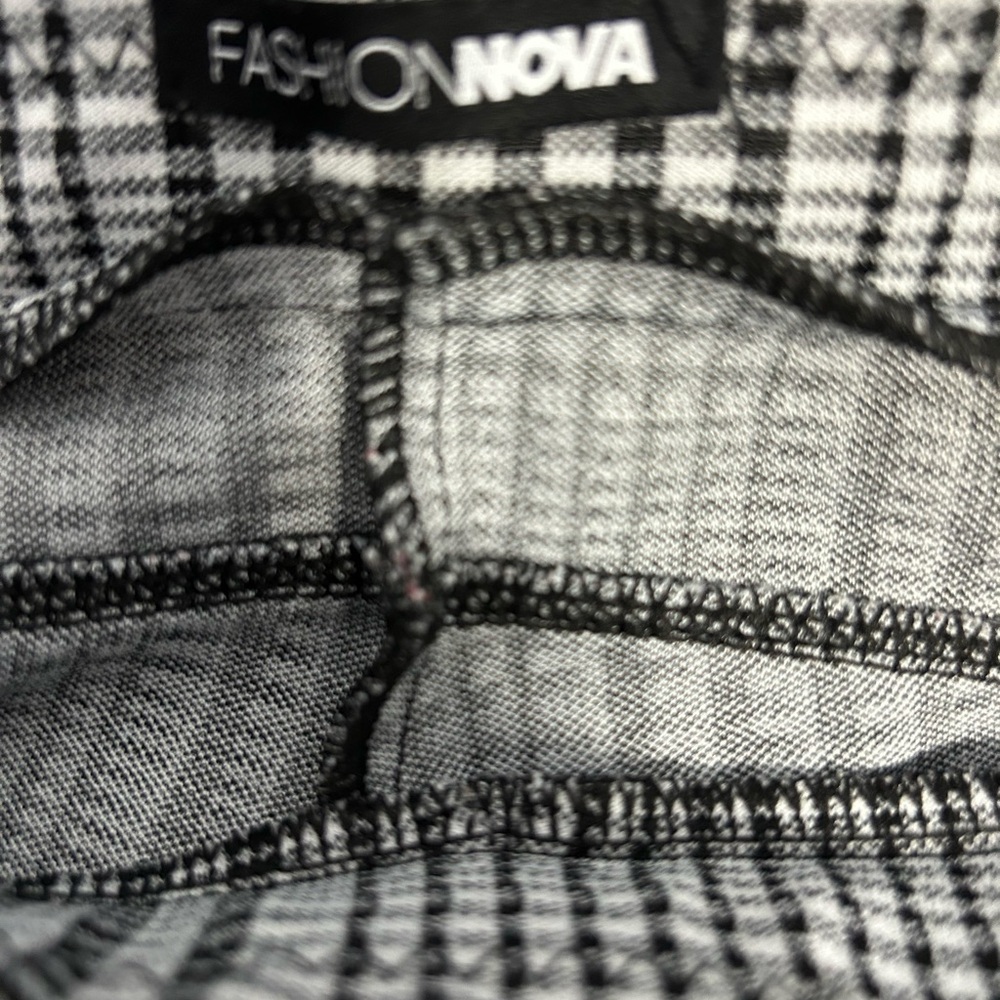 Fashion Nova Women's Plaid Jegging Pants Size Small High Waist Academia office - Picture 5 of 8